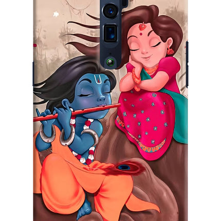 Radhe Krishna Oppo Reno 10x Zoom Hard Case Back Cover by Casekaro