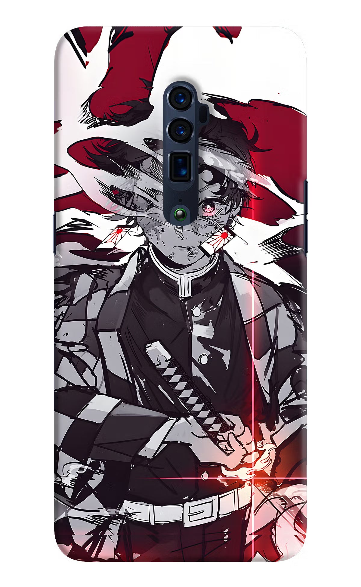 Demon Slayer Oppo Reno 10x Zoom Hard Case Back Cover by Casekaro