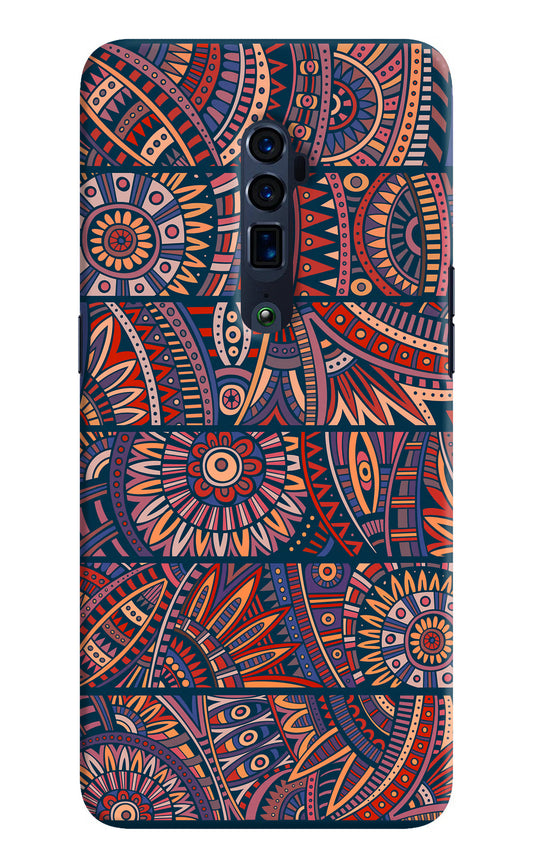 African Culture Design Oppo Reno 10x Zoom Hard Case Back Cover by Casekaro