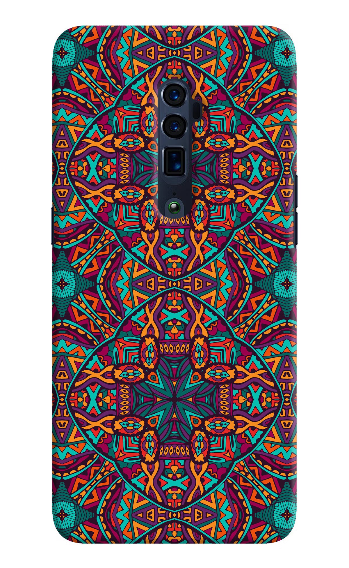 Colour Mandala Oppo Reno 10x Zoom Hard Case Back Cover by Casekaro