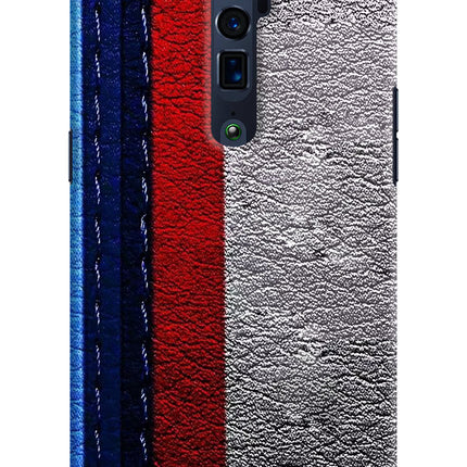 BMW Stripes Oppo Reno 10x Zoom Hard Case Back Cover by Casekaro