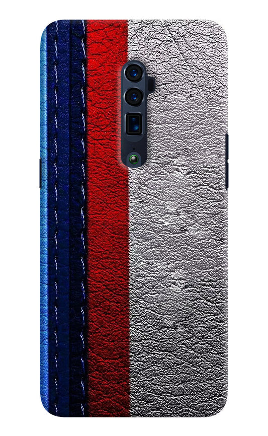 BMW Stripes Oppo Reno 10x Zoom Hard Case Back Cover by Casekaro