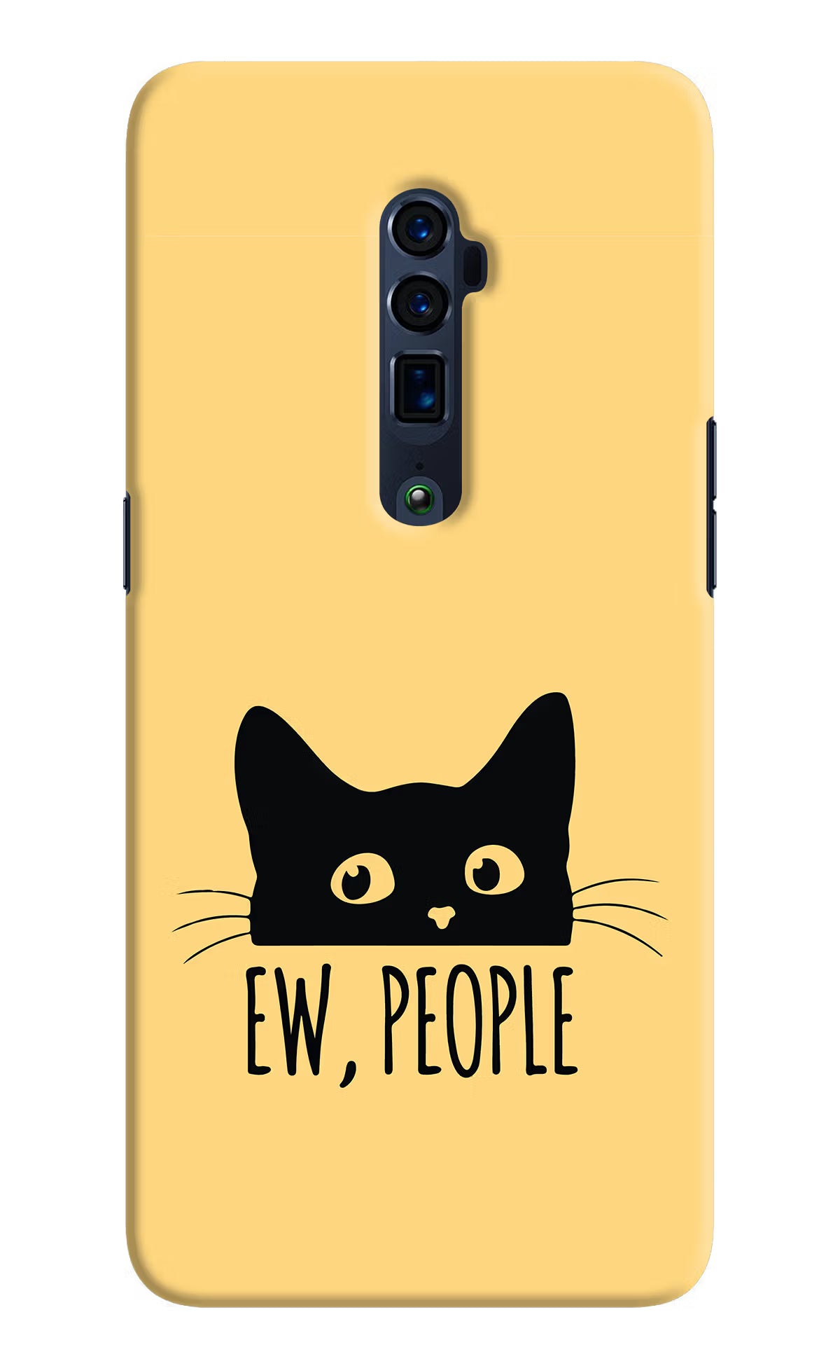 Ew People Catitude Oppo Reno 10x Zoom Hard Case Back Cover by Casekaro