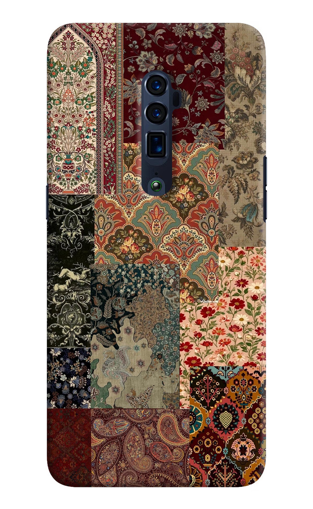 Desi Print Oppo Reno 10x Zoom Hard Case Back Cover by Casekaro