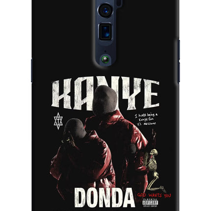 Donda Kanye West Oppo Reno 10x Zoom Hard Case Back Cover by Casekaro