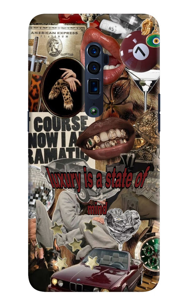 Luxury Oppo Reno 10x Zoom Hard Case Back Cover by Casekaro