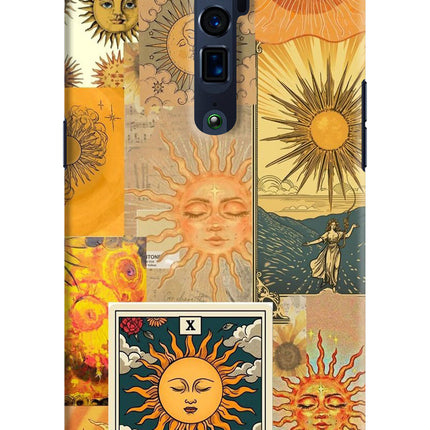 Sun Oppo Reno 10x Zoom Hard Case Back Cover by Casekaro