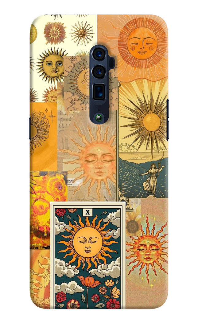 Sun Oppo Reno 10x Zoom Hard Case Back Cover by Casekaro