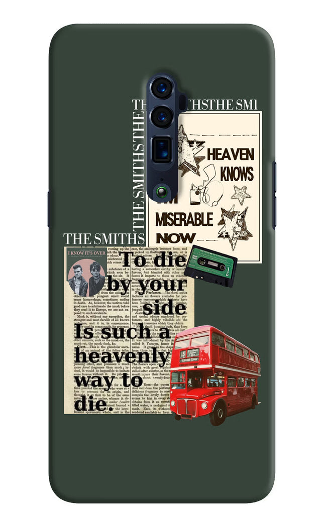 The Smiths Oppo Reno 10x Zoom Hard Case Back Cover by Casekaro