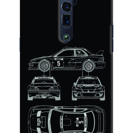 WRC'99 Oppo Reno 10x Zoom Hard Case Back Cover by Casekaro