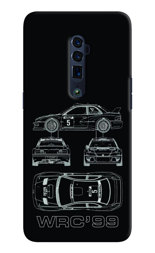 WRC'99 Oppo Reno 10x Zoom Hard Case Back Cover by Casekaro
