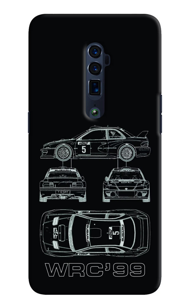 WRC'99 Oppo Reno 10x Zoom Hard Case Back Cover by Casekaro