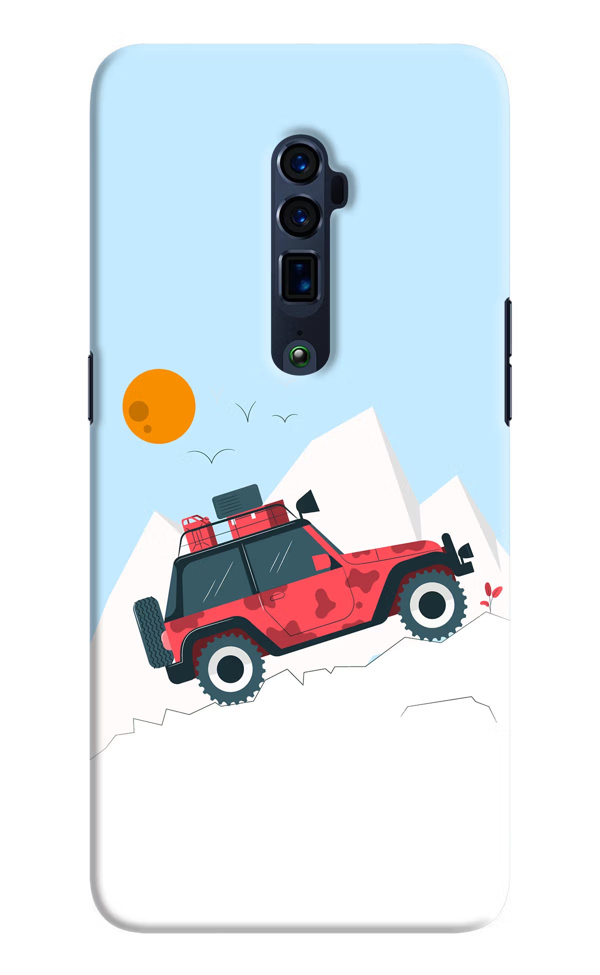 Mountain Trail Beast Oppo Reno 10x Zoom Hard Case Back Cover by Casekaro