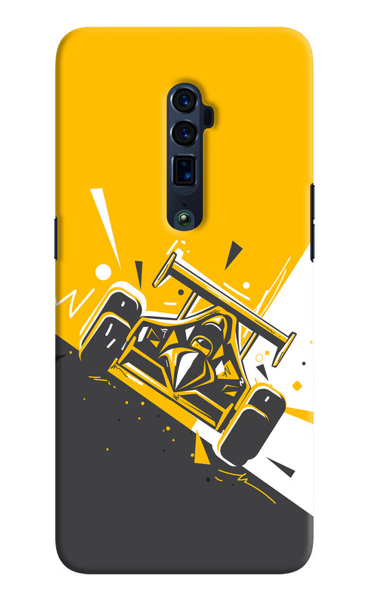 Track King Oppo Reno 10x Zoom Hard Case Back Cover by Casekaro