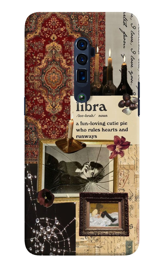 Libra Zodiac Oppo Reno 10x Zoom Hard Case Back Cover by Casekaro