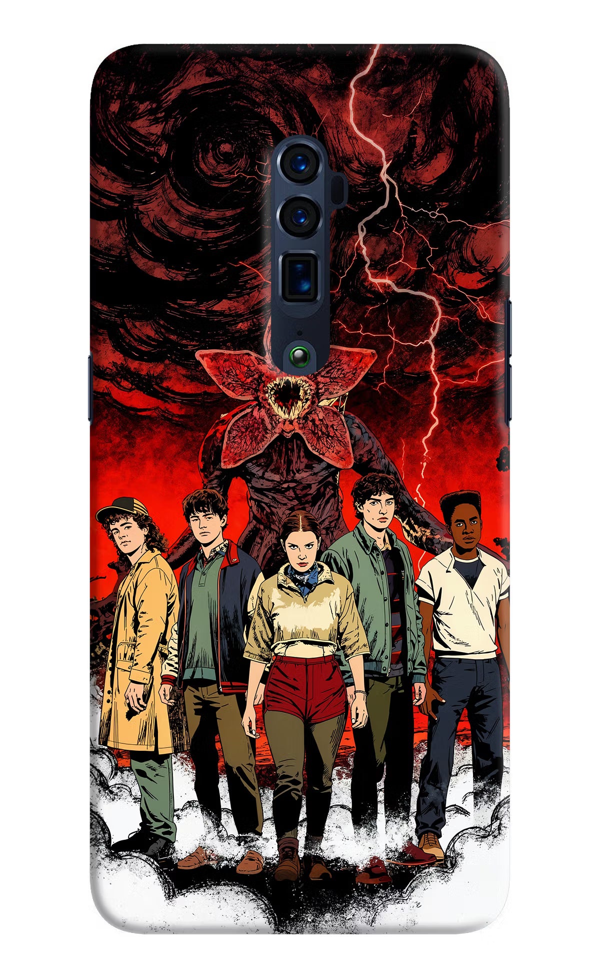 Ordinary Things Characters Oppo Reno 10x Zoom Hard Case Back Cover by Casekaro
