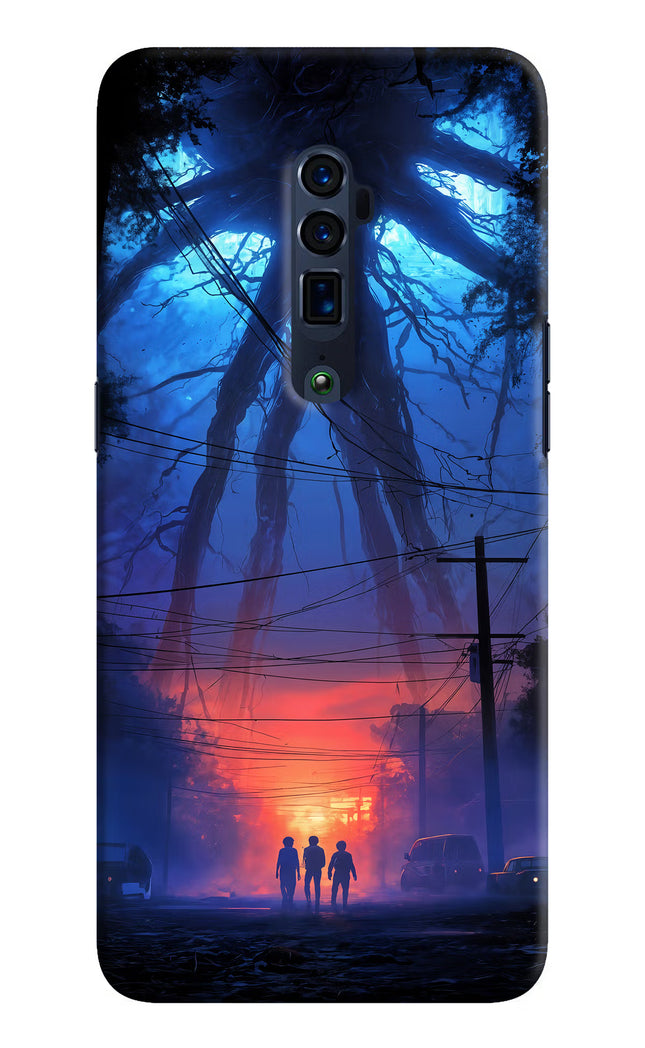 Ordinary Things Shadow Oppo Reno 10x Zoom Hard Case Back Cover by Casekaro
