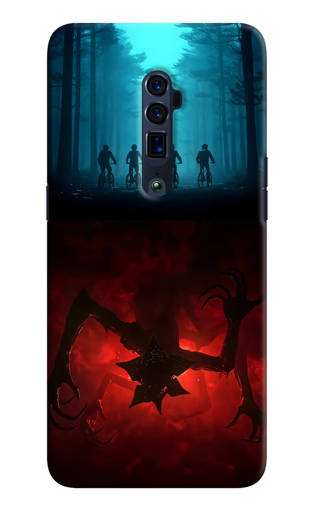 Ordinary Things Downside Up Oppo Reno 10x Zoom Hard Case Back Cover by Casekaro