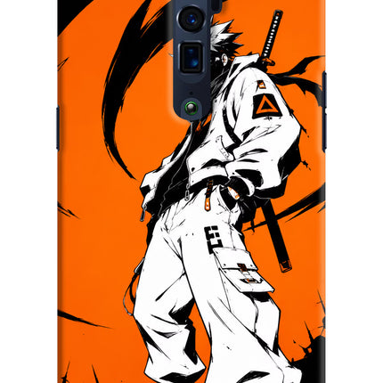 Street Samurai  Oppo Reno 10x Zoom Hard Case Back Cover by Casekaro