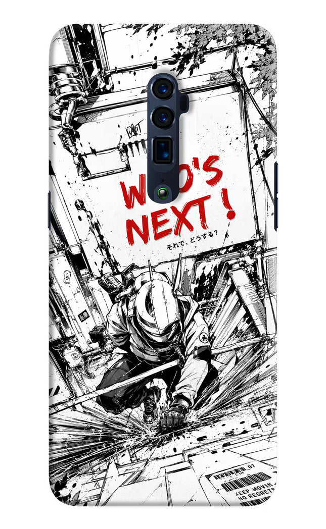 Who's Next Oppo Reno 10x Zoom Hard Case Back Cover by Casekaro