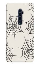 Spider Web Oppo Reno 10x Zoom Hard Case Back Cover by Casekaro