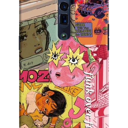 Funkover Oppo Reno 10x Zoom Hard Case Back Cover by Casekaro