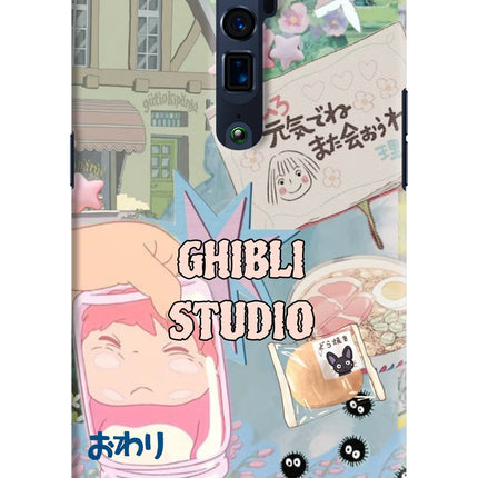 Studio Ghibli Oppo Reno 10x Zoom Hard Case Back Cover by Casekaro