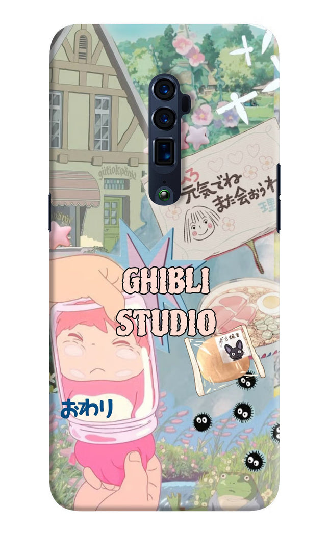 Studio Ghibli Oppo Reno 10x Zoom Hard Case Back Cover by Casekaro