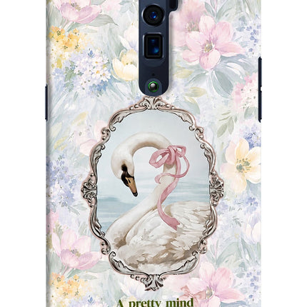Pretty Mind Pretty Soul Oppo Reno 10x Zoom Hard Case Back Cover by Casekaro