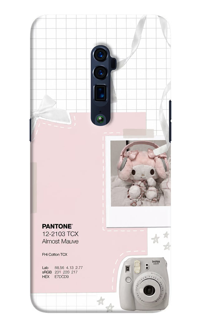 Pantone Asthetic Oppo Reno 10x Zoom Hard Case Back Cover by Casekaro