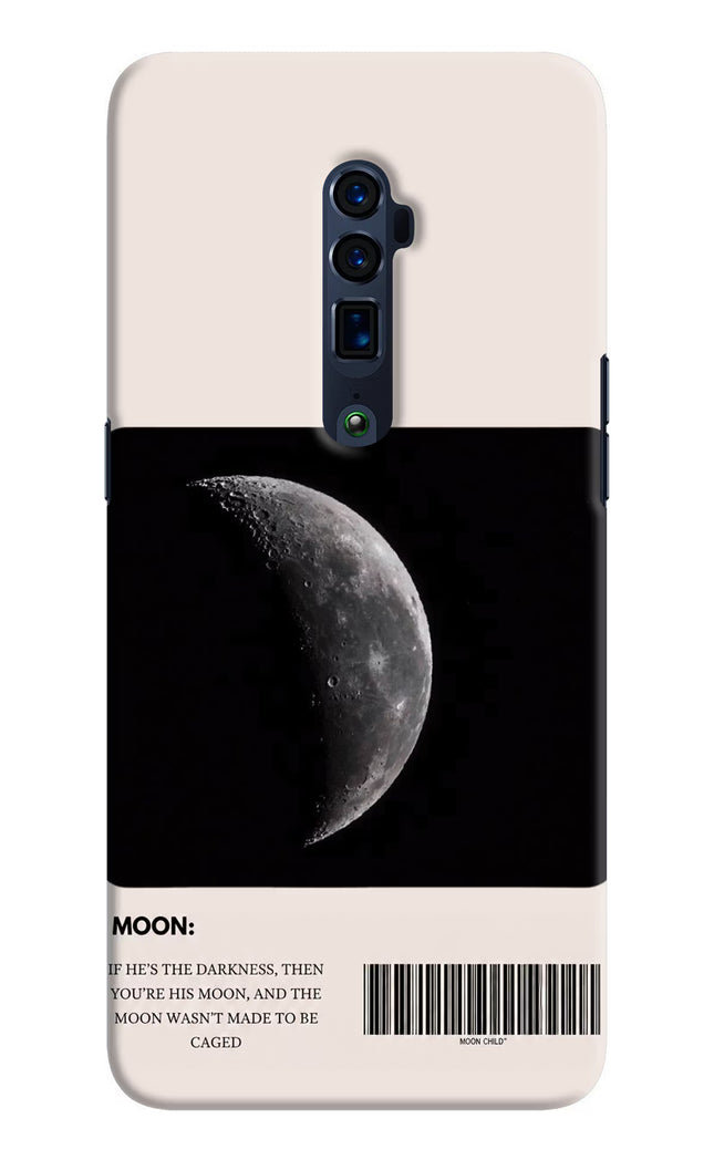 Moon Phase Oppo Reno 10x Zoom Hard Case Back Cover by Casekaro