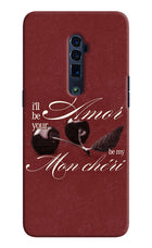 Velvet Cherry Oppo Reno 10x Zoom Hard Case Back Cover by Casekaro