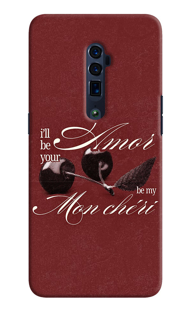 Velvet Cherry Oppo Reno 10x Zoom Hard Case Back Cover by Casekaro