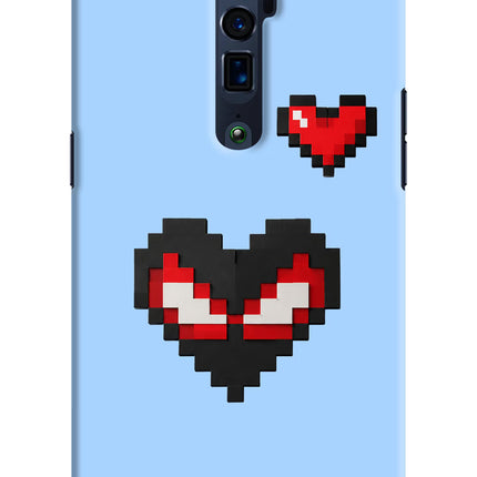 Peter Heart Oppo Reno 10x Zoom Hard Case Back Cover by Casekaro