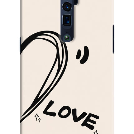 Soul Line Oppo Reno 10x Zoom Hard Case Back Cover by Casekaro
