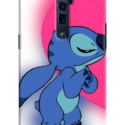 Stitch Hug Oppo Reno 10x Zoom Hard Case Back Cover by Casekaro