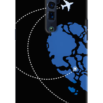 Love Orbit Oppo Reno 10x Zoom Hard Case Back Cover by Casekaro