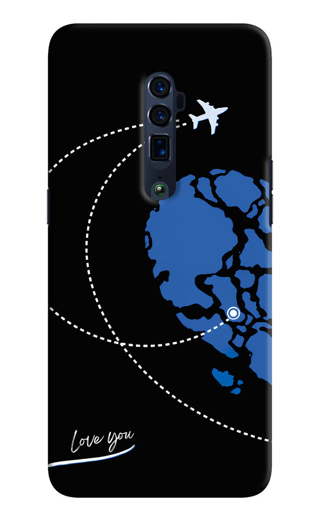 Love Orbit Oppo Reno 10x Zoom Hard Case Back Cover by Casekaro