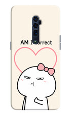 Always Right Oppo Reno 10x Zoom Hard Case Back Cover by Casekaro