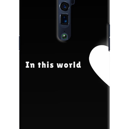 This World Oppo Reno 10x Zoom Hard Case Back Cover by Casekaro