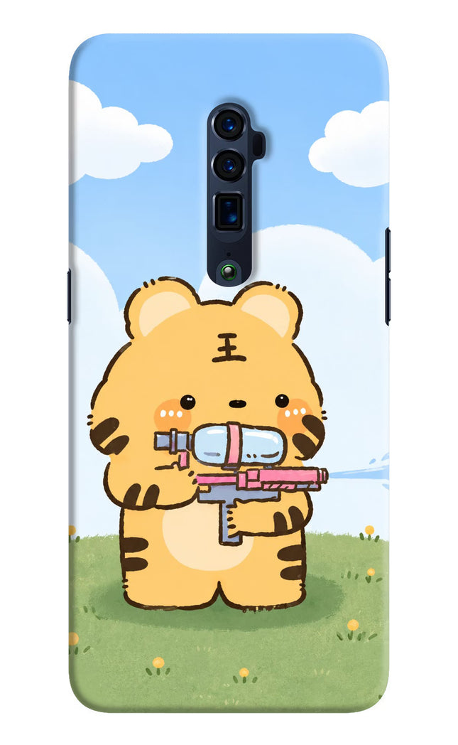 Tiger Treat Oppo Reno 10x Zoom Hard Case Back Cover by Casekaro