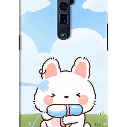 Bunny Treat Oppo Reno 10x Zoom Hard Case Back Cover by Casekaro