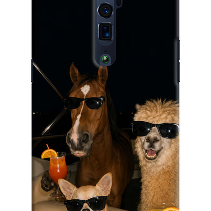 Party Squad Oppo Reno 10x Zoom Hard Case Back Cover by Casekaro