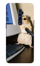 Hacker Hamster Oppo Reno 10x Zoom Hard Case Back Cover by Casekaro