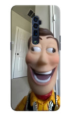 Side Eye Woody Oppo Reno 10x Zoom Hard Case Back Cover by Casekaro