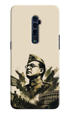 Netaji Rising Oppo Reno 10x Zoom Hard Case Back Cover by Casekaro