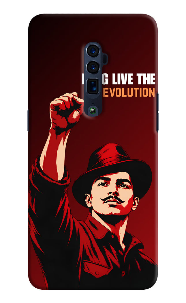 Bhagat Singh Revolution Oppo Reno 10x Zoom Hard Case Back Cover by Casekaro