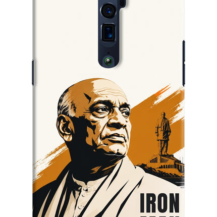 Sardar Patel Iron Will Oppo Reno 10x Zoom Hard Case Back Cover by Casekaro