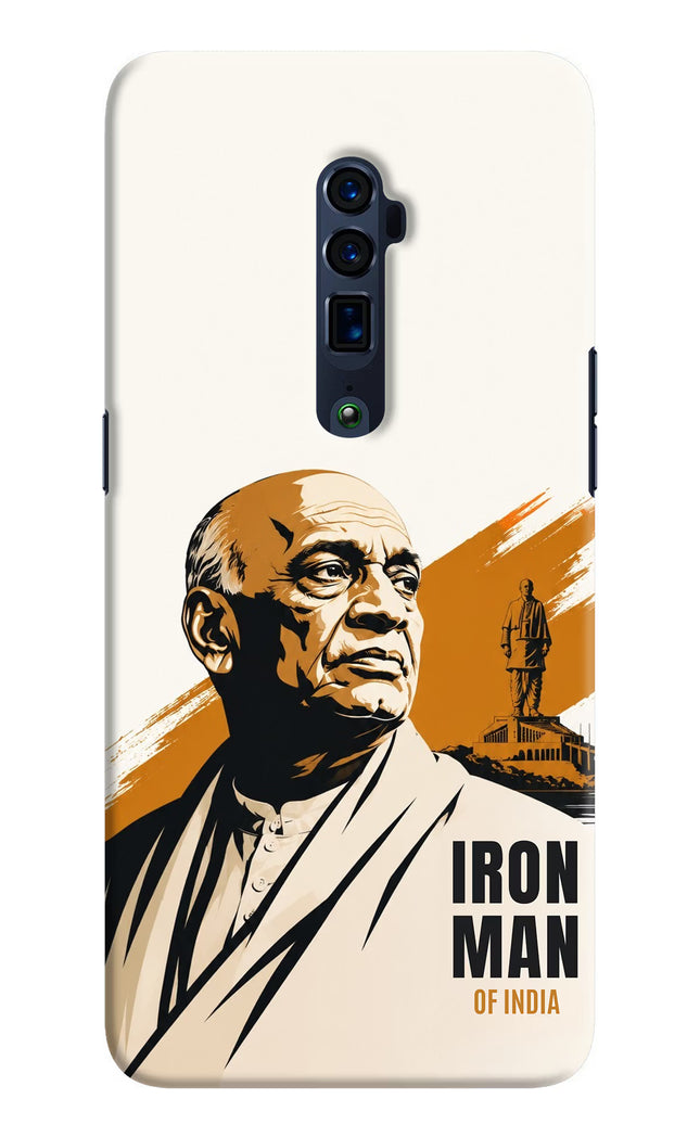 Sardar Patel Iron Will Oppo Reno 10x Zoom Hard Case Back Cover by Casekaro