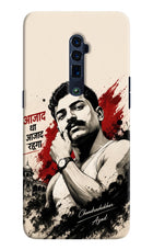 Chandrashekhar Azad Fearless Oppo Reno 10x Zoom Hard Case Back Cover by Casekaro